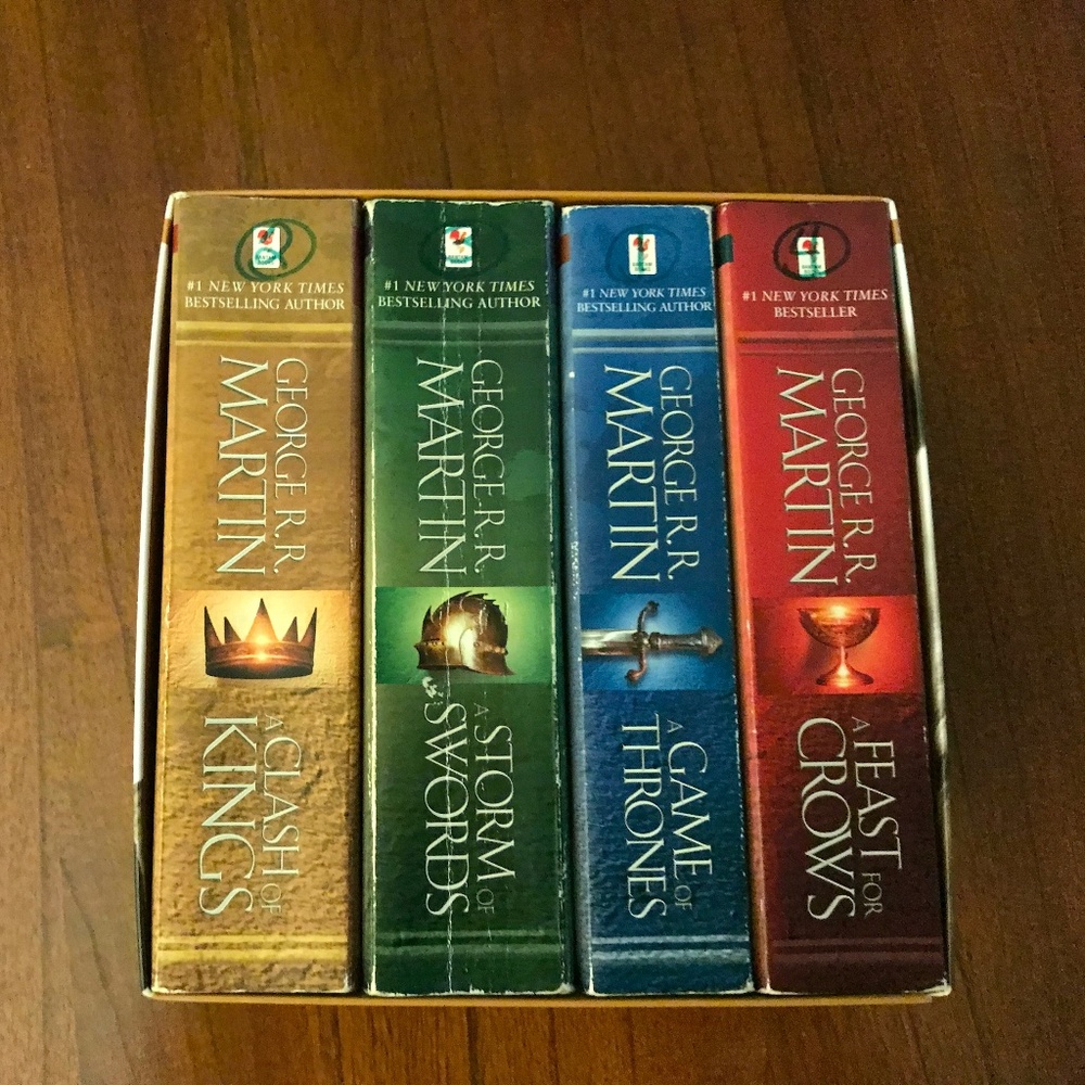 Set of 4 George R.R  Martin A Song of Ice and Fire Books